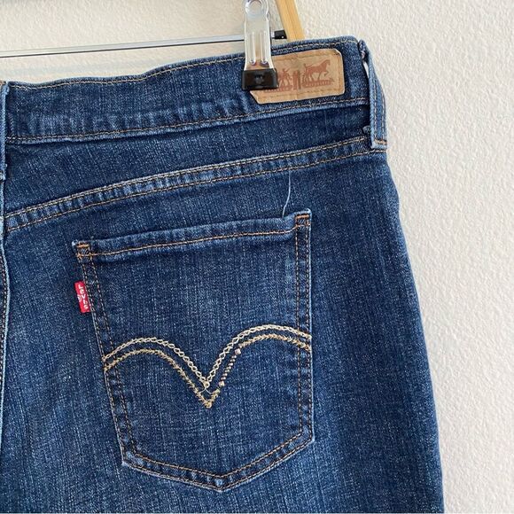 Levi’s 515 Bootcut Jeans Dark Wash Denim Size 14S - Picture 8 of 13